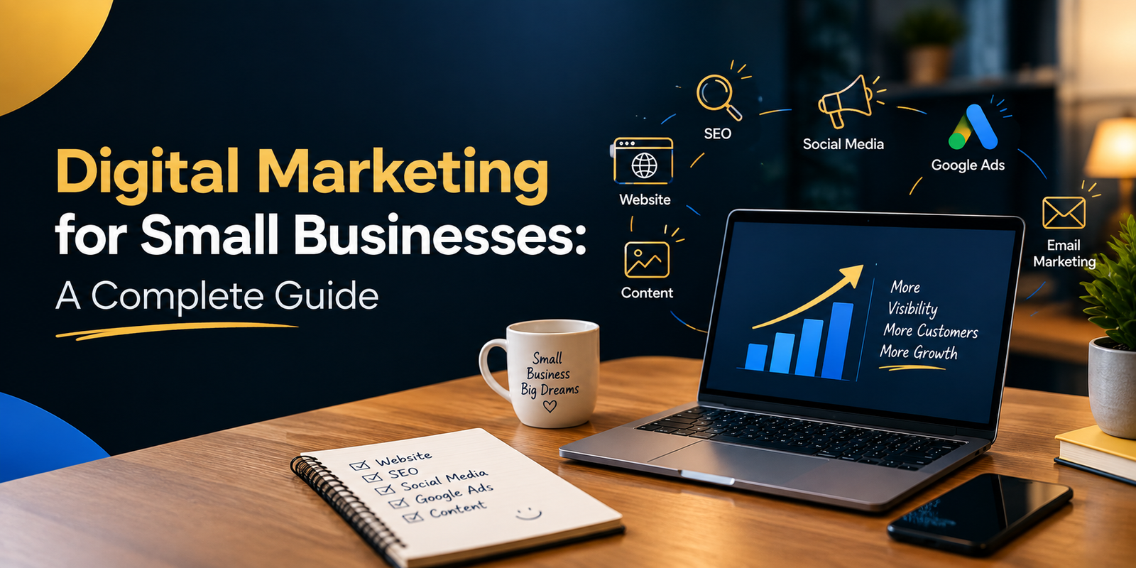 Digital Marketing for Small Businesses: A Complete Guide | ssp digiworld
